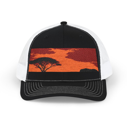 Savanna Sunset Serenade - Snapback Trucker Cap (Embroidery)