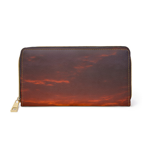 Savanna Sunset Serenade - Zipper Wallet