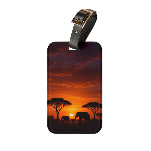 Savanna Sunset Serenade - Luggage Tag
