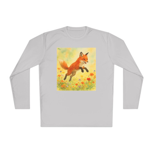 Whimsical Fox Dreams - Unisex Lightweight Long Sleeve Tee