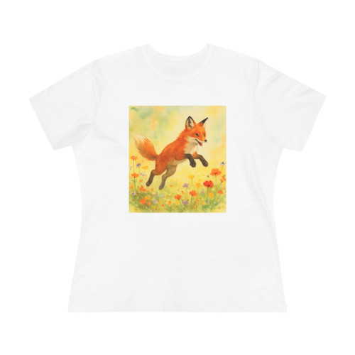 Whimsical Fox Dreams - Women's Cotton Tee