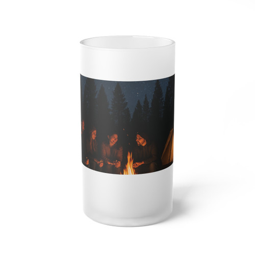 Whispers of Wilderness - Frosted Glass Beer Mug