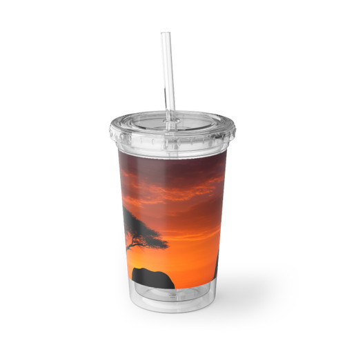 Savanna Sunset Serenade - Suave Acrylic Cup