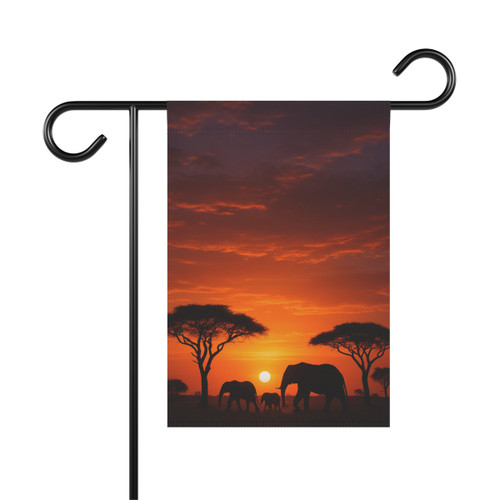 Savanna Sunset Serenade - Garden & House Banner