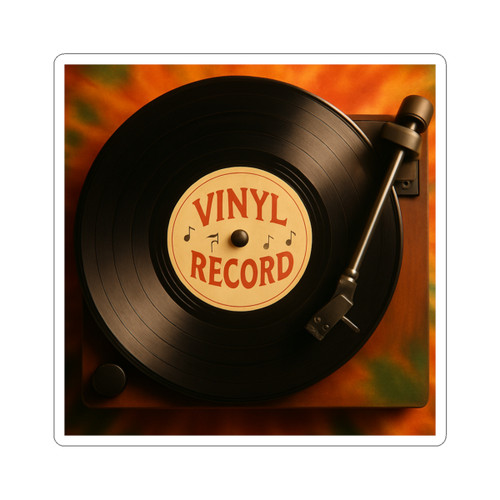 Groovy Vinyl Vibes - Kiss-Cut Stickers