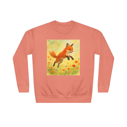 Whimsical Fox Dreams - Unisex Crew Sweatshirt