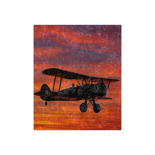 Skyward Journey - Crushed Velvet Blanket