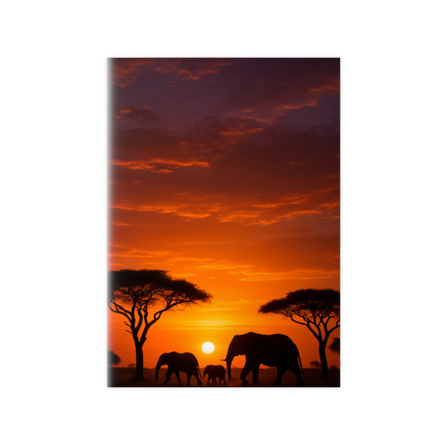 Savanna Sunset Serenade - Photopaper Posters