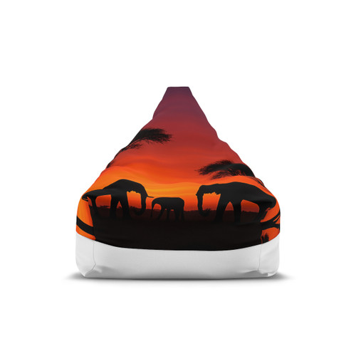 Savanna Sunset Serenade - Bean Bag Chair Cover