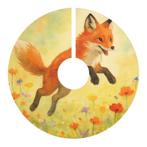 Whimsical Fox Dreams - Christmas Tree Skirts