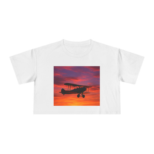 Skyward Journey - Women's Crop Tee