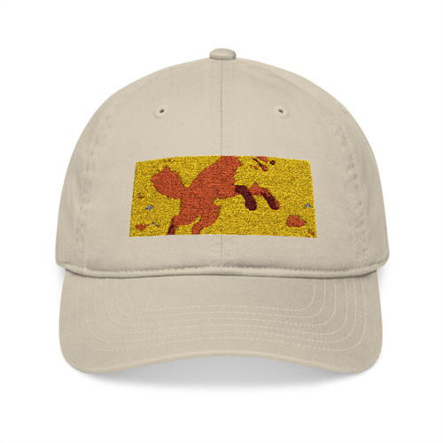 Whimsical Fox Dreams - Organic Baseball Cap (Embroidery)