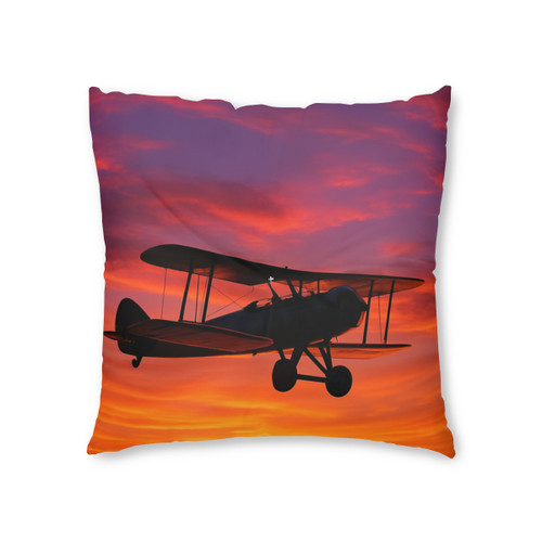 Skyward Journey - Tufted Floor Pillow, Square