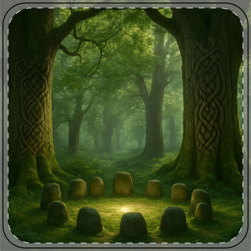 Mystical Celtic Grove - Coaster