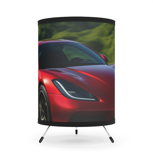 Speed Thrill - Tripod Lamp with High-Res Printed Shade, US\CA plug