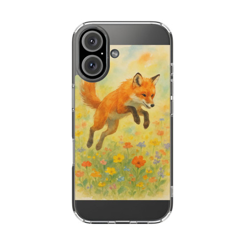 Whimsical Fox Dreams - Magnetic Clear Impact-Resistant Cases