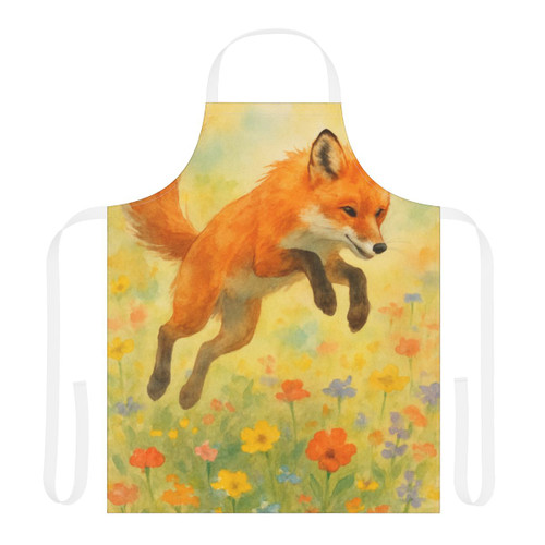 Whimsical Fox Dreams - Apron, 5-Color Straps (AOP)