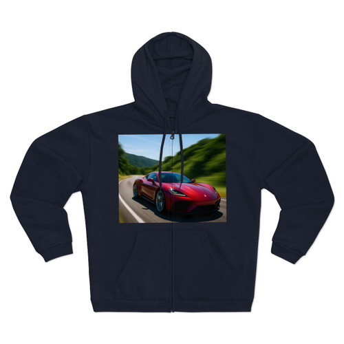 Speed Thrill - Unisex Hooded Zip Sweatshirt