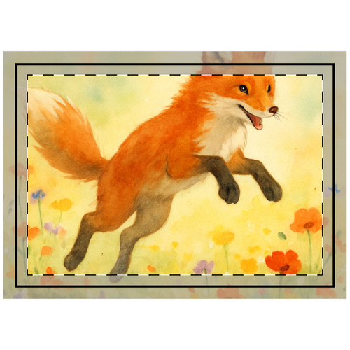 Whimsical Fox Dreams - Throw Pillow