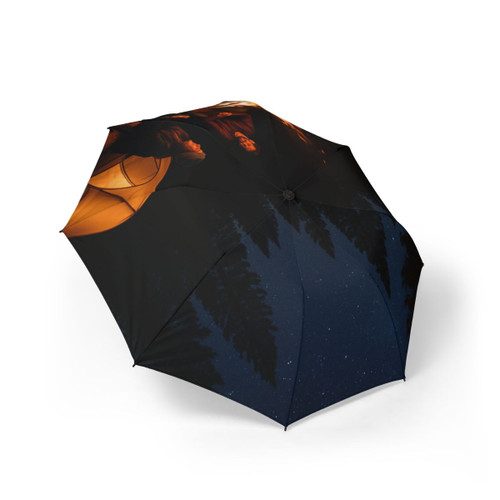 Whispers of Wilderness - Semi-Automatic Foldable Umbrella