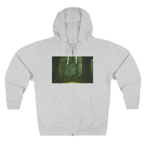 Mystical Celtic Grove - Unisex Zip Hoodie