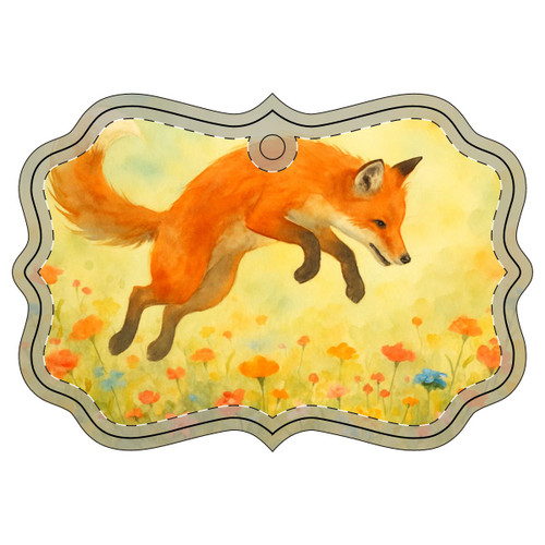 Whimsical Fox Dreams - Acrylic Ornament (Multi-depth)