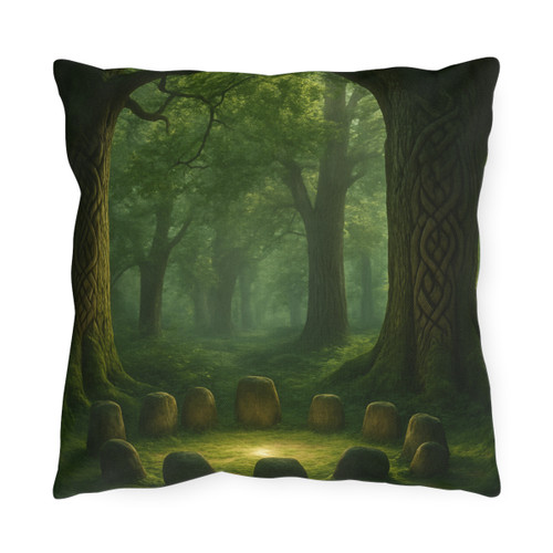 Mystical Celtic Grove - Outdoor Pillows