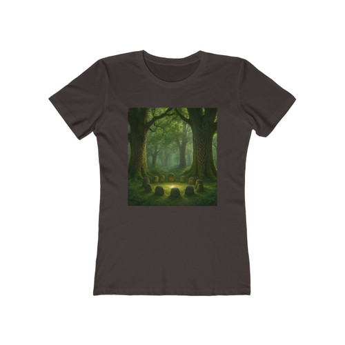 Mystical Celtic Grove - The Boyfriend Tee for Women
