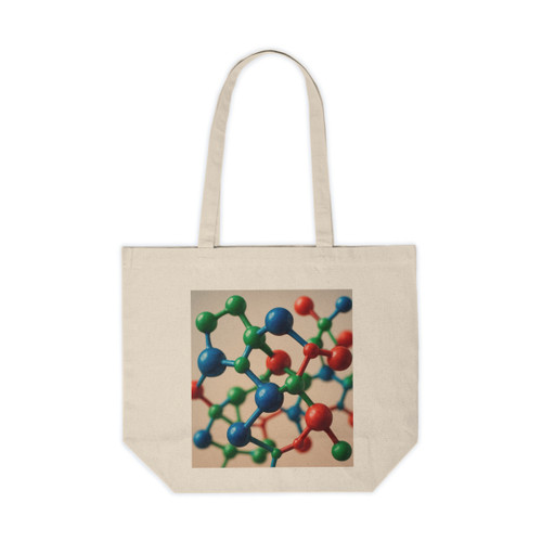 Molecular Symphony - Canvas Shopping Tote