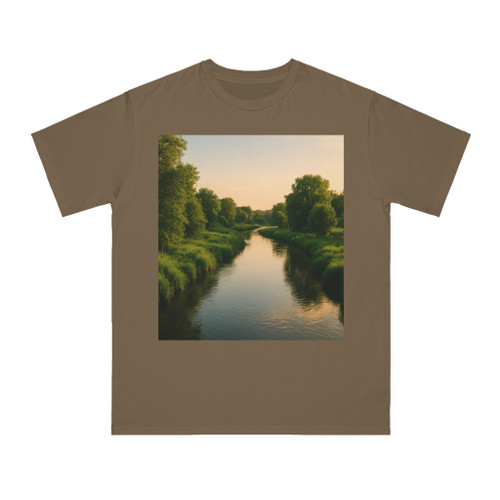 Serene River Valley - Organic Unisex Classic T-Shirt