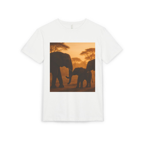 Gentle Giants at Dusk - Unisex Sueded T-Shirt
