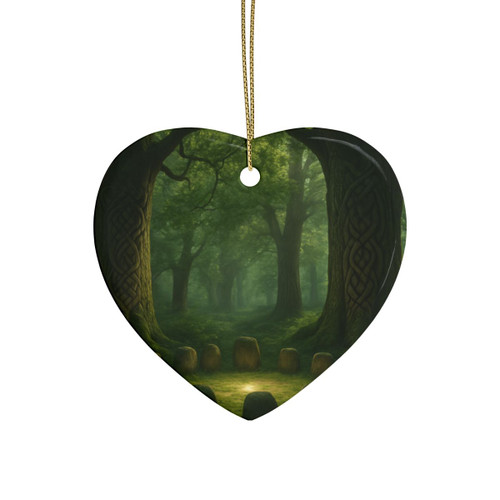 Mystical Celtic Grove - Ceramic Ornaments (1pcs, 5pcs, 10pcs, 20pcs)