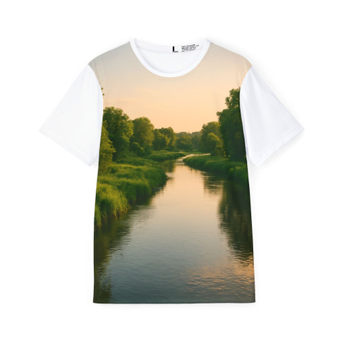 Serene River Valley - Men's Sports Jersey (AOP) Serene River Valley - Men's Sports Jersey (AOP)