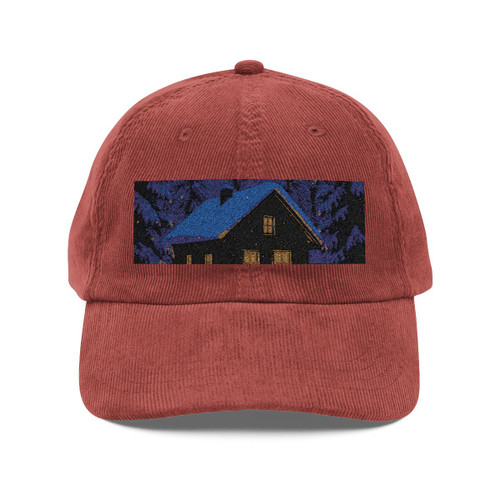 Winter Wonderland Magic - Vintage Corduroy Cap (Embroidery)