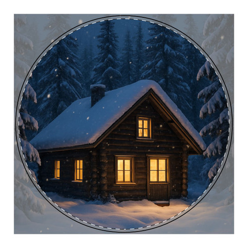 Winter Wonderland Magic - PU Leather Mouse Mat