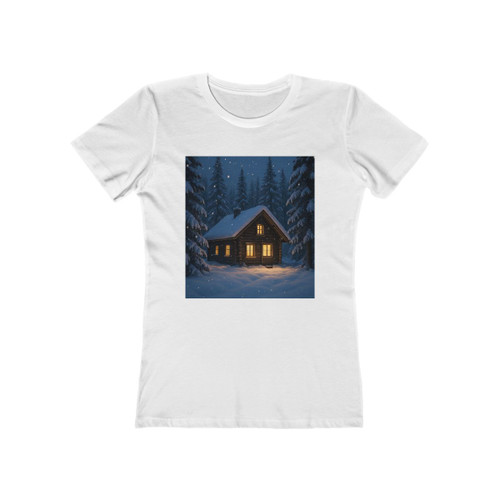 Winter Wonderland Magic - The Boyfriend Tee for Women