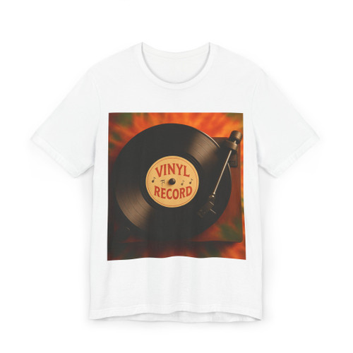Groovy Vinyl Vibes - Unisex Jersey T-Shirt