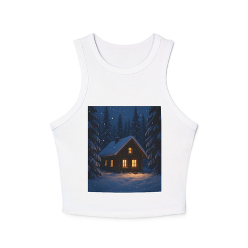 Winter Wonderland Magic - Women's Micro Rib Racer Tank Top