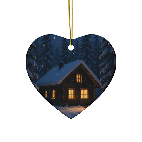 Winter Wonderland Magic - Ceramic Ornaments, 2-Side Print, (1pc, 3pcs, 5pcs, 10pcs)