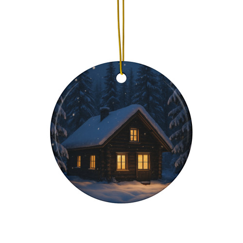 Winter Wonderland Magic - Ceramic Ornament, 4 Shapes