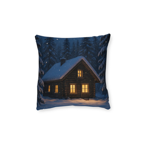 Winter Wonderland Magic - Square Pillow - Pink Back