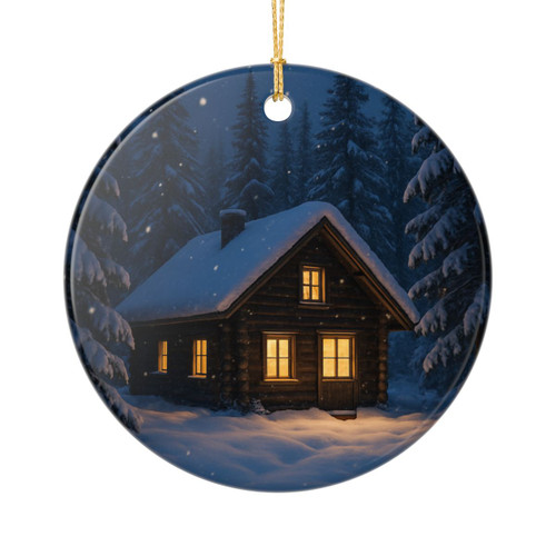 Winter Wonderland Magic - Ceramic Ornaments (2-Side Print)
