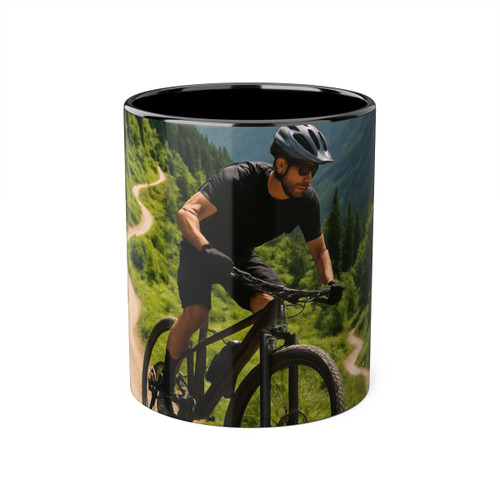 Pedal Power Journey - Accent Mugs, 11oz