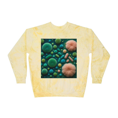Microbial Galaxy - Unisex Color Blast Crewneck Sweatshirt