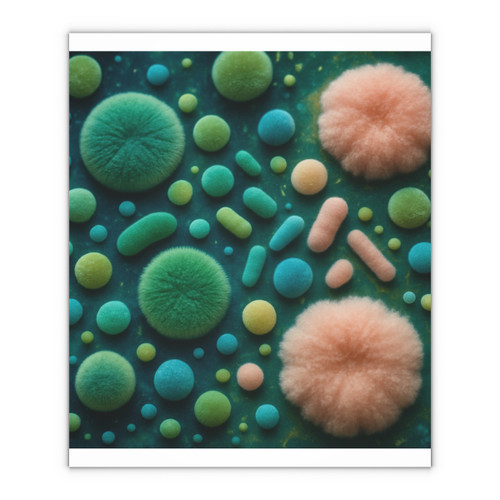 Microbial Galaxy - Gift Wrapping Paper Sheets, 1pc