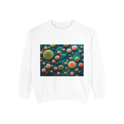 Microbial Galaxy - Unisex Garment-Dyed Sweatshirt