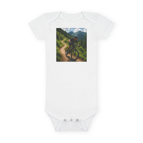 Pedal Power Journey - Baby Short Sleeve Onesie®