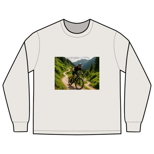 Pedal Power Journey - Men's Heavy Faded Long Sleeve Tee