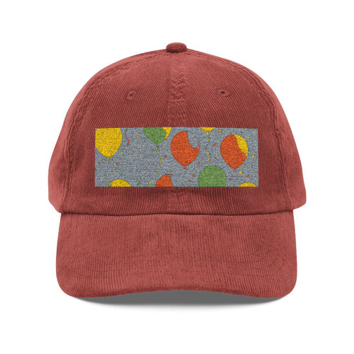Balloon Wonderland - Vintage Corduroy Cap (Embroidery)