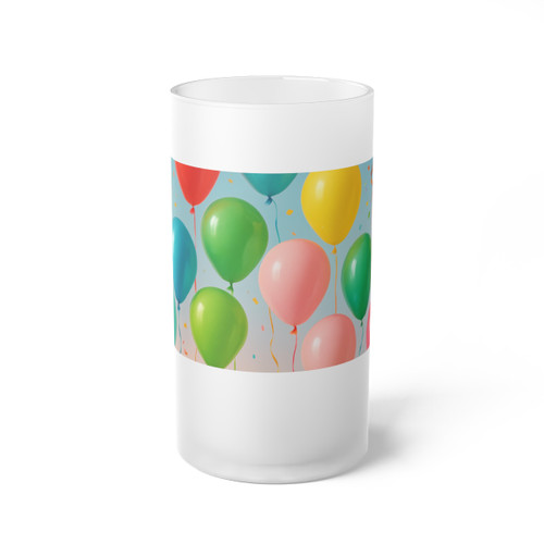 Balloon Wonderland - Frosted Glass Beer Mug